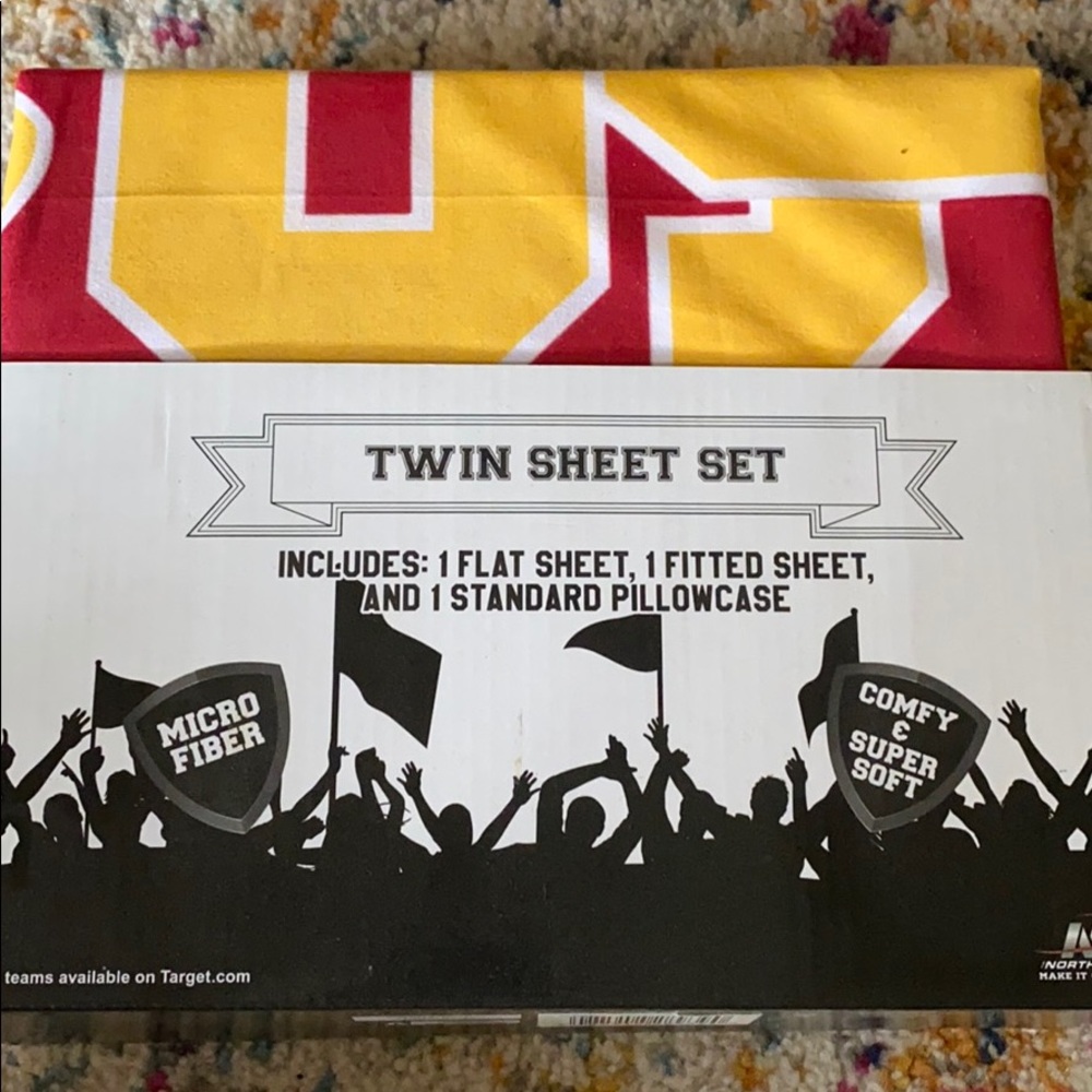 *Brand New* SC Trojan College Twin Bed Sheet